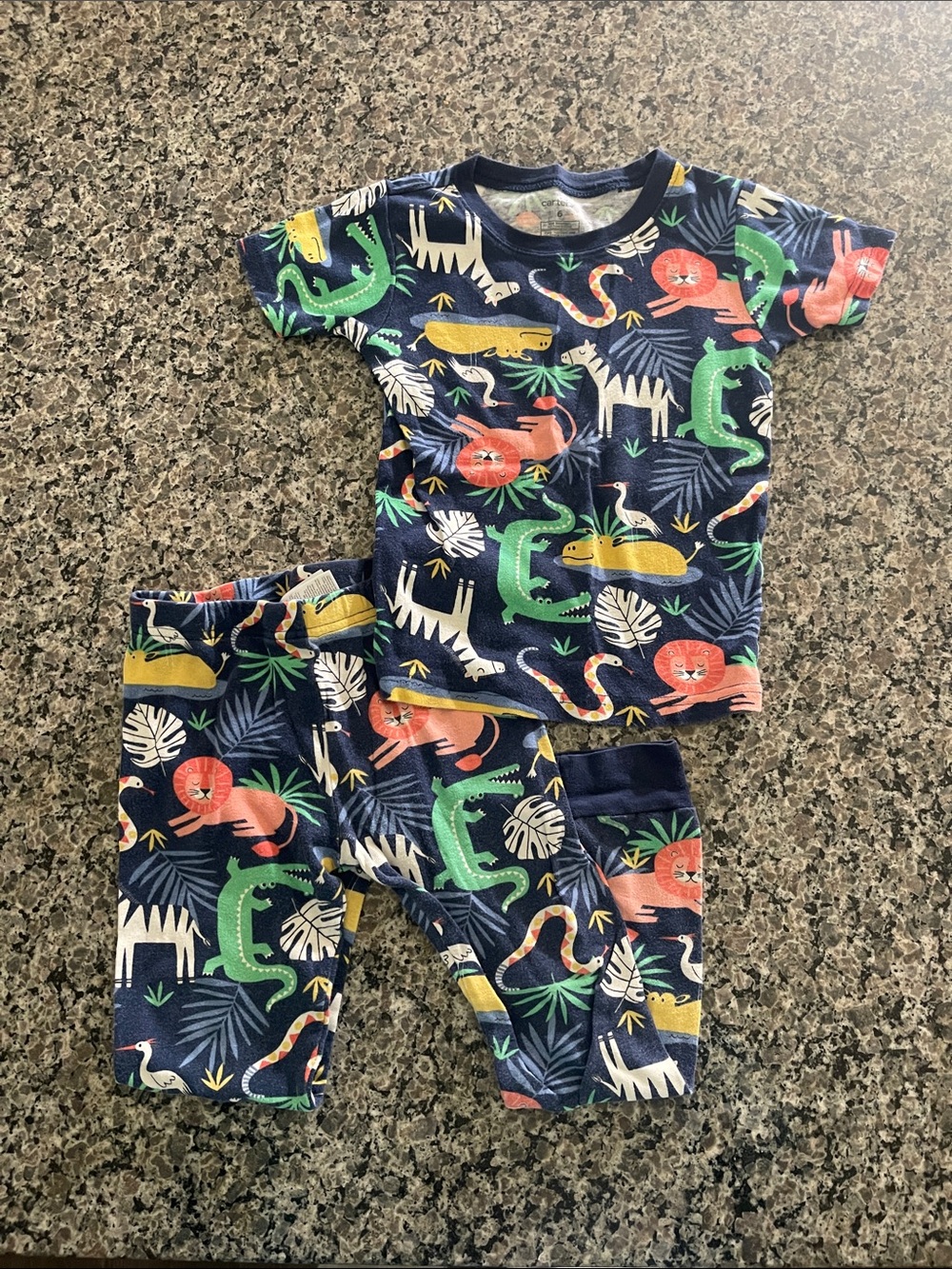 Carters Size 6 Jungle Pj Pajama set